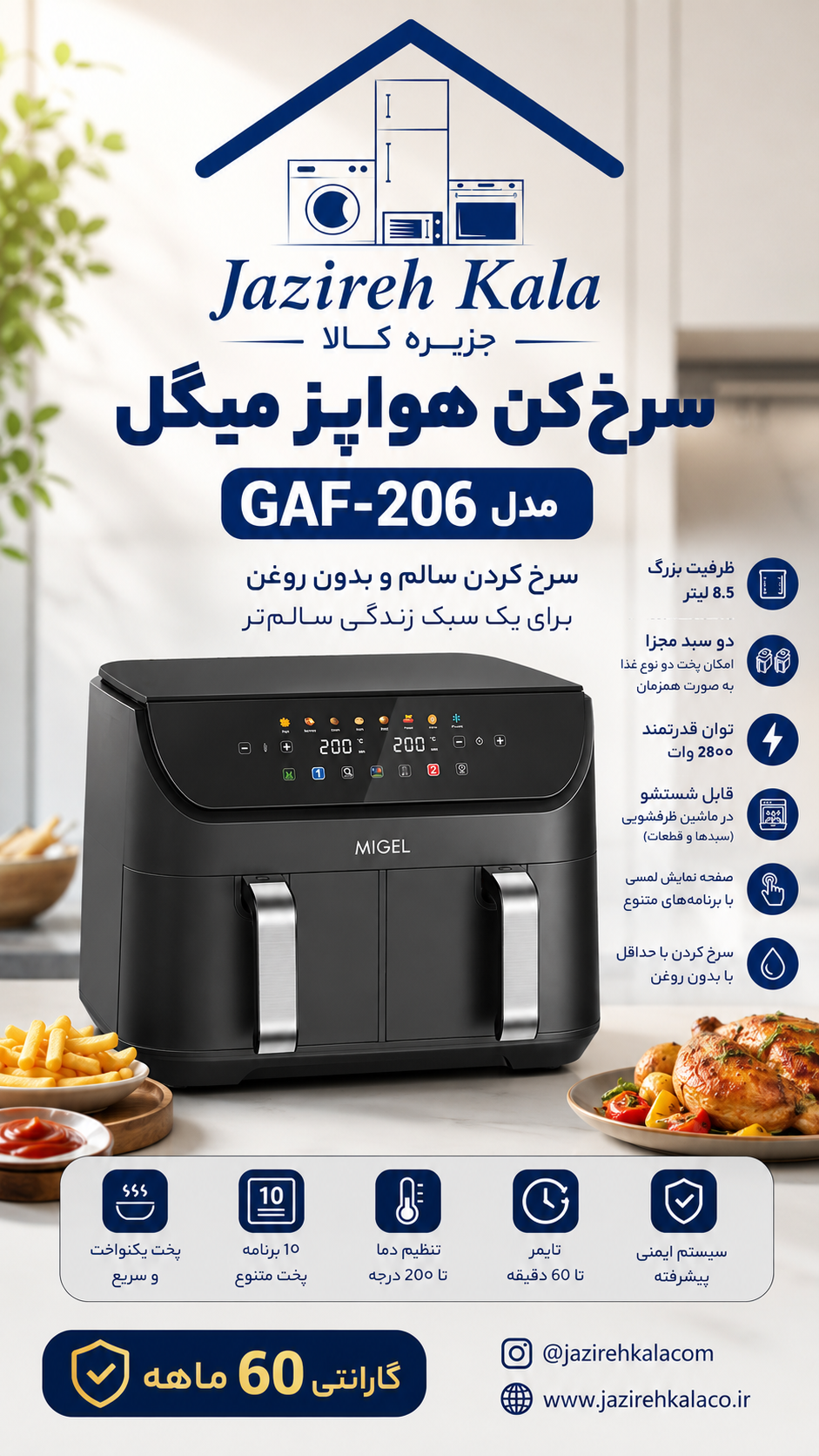سرخ کن دوقلو میگل